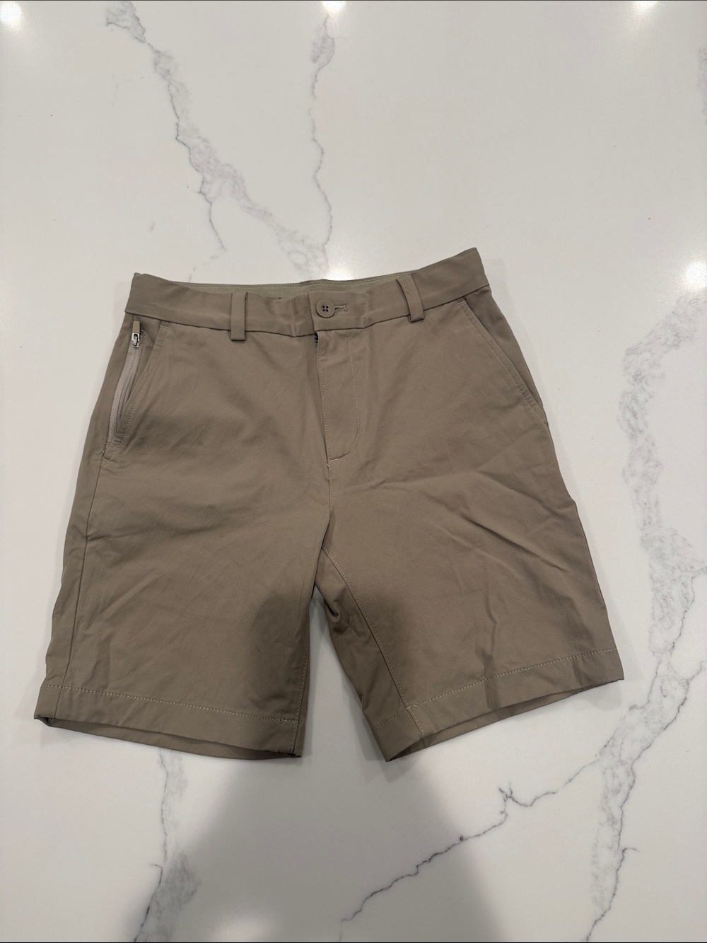Vineyard Vines Boys Khaki Flat Front Shorts